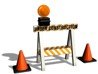 Under Construction barricade